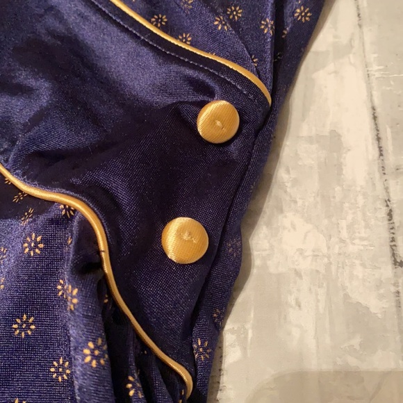 Vintage Longitude Swim Suit Navy/Gold - Picture 4 of 6